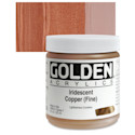 Golden Heavy Body Artist Acrylics - Iridescent Copper (Fine), 8 oz Jar