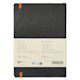 Rhodiarama Soft Cover Notebook - Dot Grid, Black, 5-3/10" x 8-7/10", back of packaging