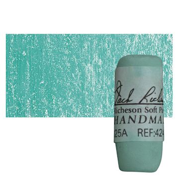 Open in modal - Richeson Handmade Soft Pastel - Green 25 pastel and swatch