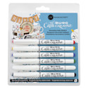 Manuscript Crafter CalliCreative Italic Markers - Assorted Colors, Set of 6, Medium Point