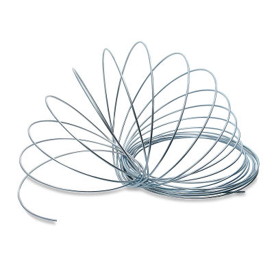 Ook Coated Aluminum Wire - Loosely coiled wire on surface