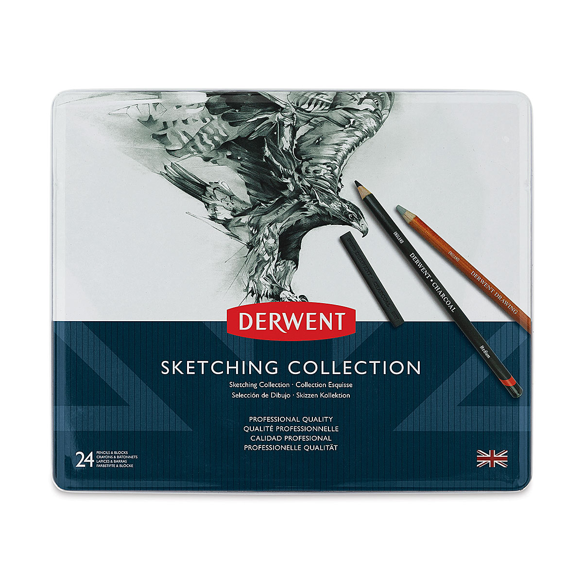 Derwent Sketching Collection Set de 24 lápices para dibujo técnico 