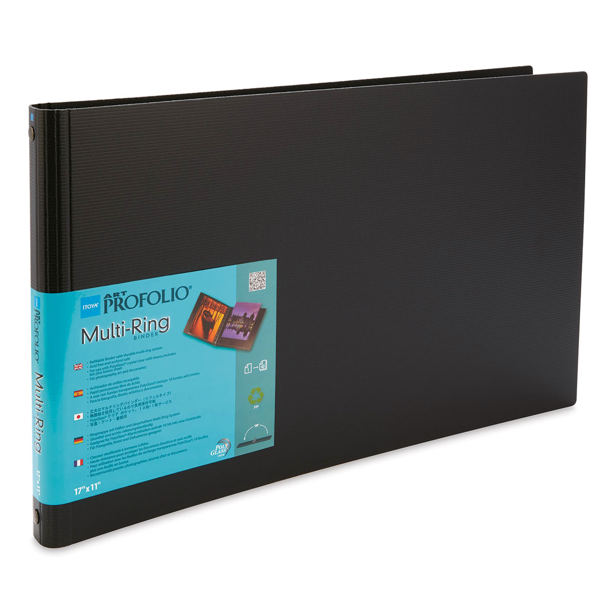 ProFolio by Itoya 10-Pack Multi-Ring Binder Refill Pages 14 x 11 Inches Landscape Art ProFolio PolyGlass 
