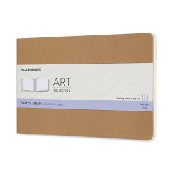 Moleskine Sketch Album - Kraft, Large, 5" x 8-1/4", front view