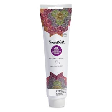 Open in modal - Speedball Fabric and Paper Block Printing Ink - Opaque White, 5 oz