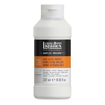 Open in modal - Liquitex Acrylic Varnish - High Gloss, 8 oz bottle