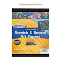 Now You See It Scratch and Reveal Art Paper - Color Splash, Pkg of 30 Sheets