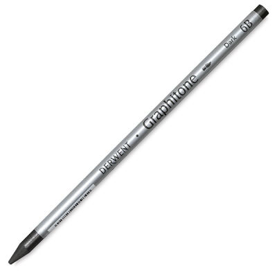 Derwent Graphitone Water Soluble Pencils - Single Pencil shown at angle