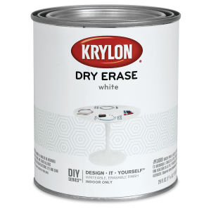 Krylon Dry Erase Paint - White Quart
