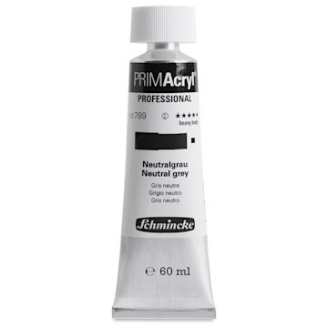 Open in modal - Schmincke Primacryl Professional Acrylic Paint - Neutral Grey, 60 ml Tube