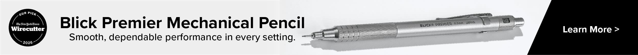 Blick Mechanical Pencil LP Banner