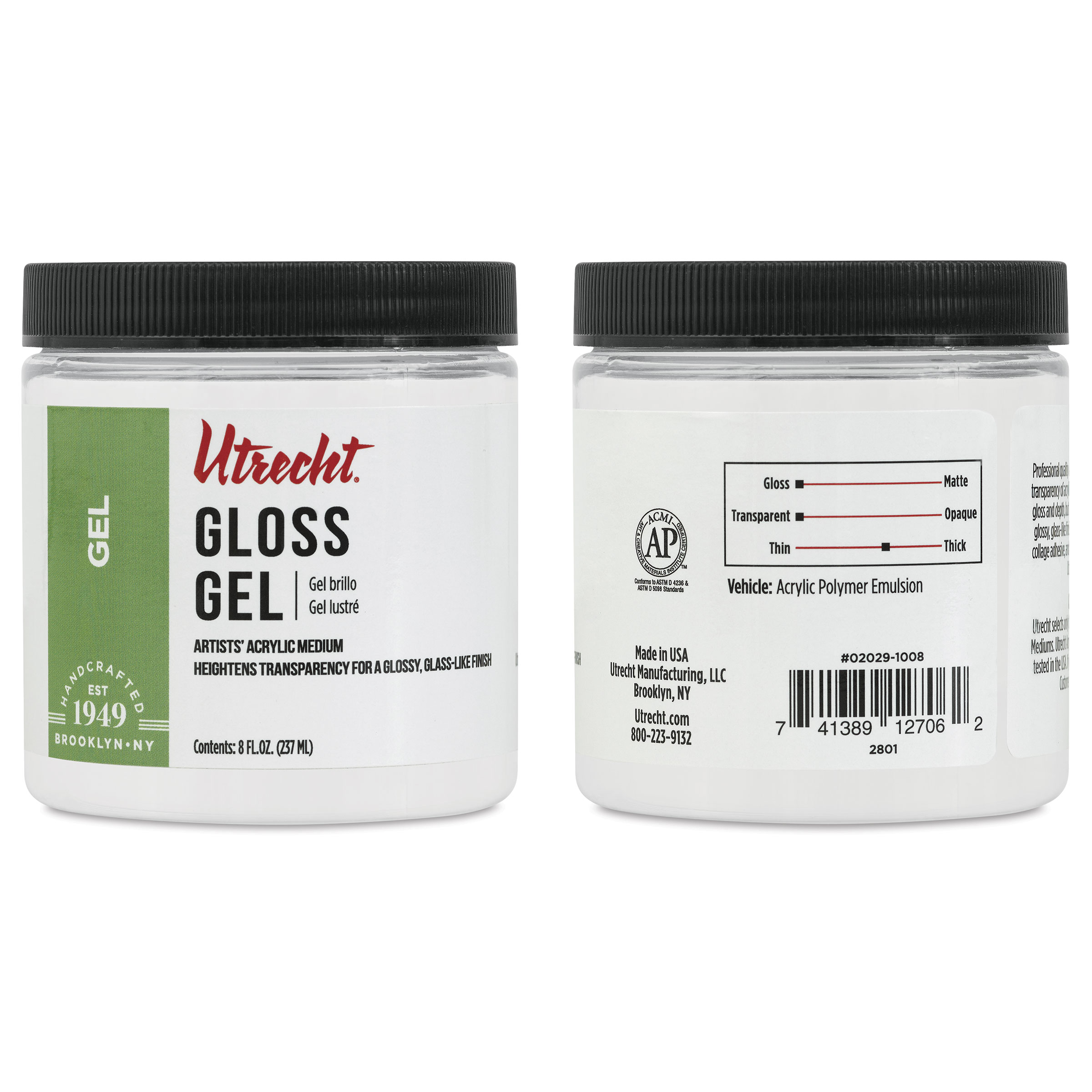 Utrecht Artists' Acrylic Gel Mediums | BLICK Art Materials