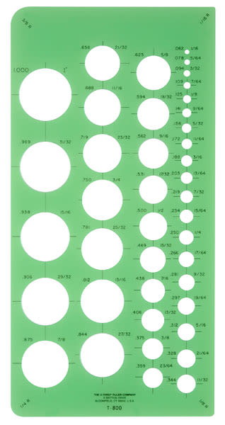 Circle Templates: The Drafting Stencils for Quickly Drawing Circles