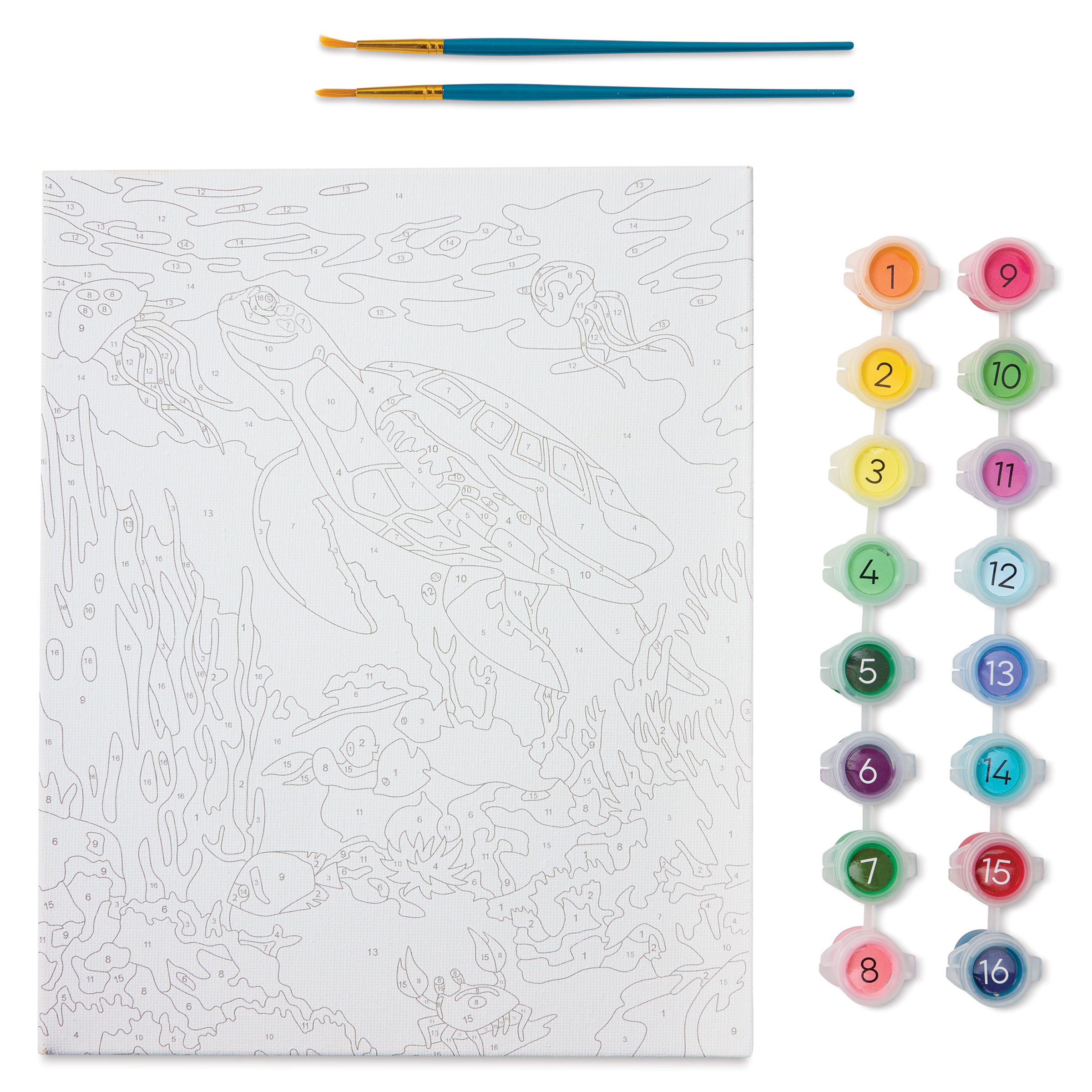 Bright Stripes iHeartArt Paint By Number Kits | BLICK Art