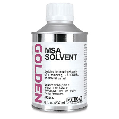 Golden Acrylic Medium - MSA Solvent - 8 oz can