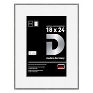 Deha Design Tribeca Frame - Gray, 18" x 24", 12" x 18" Mat