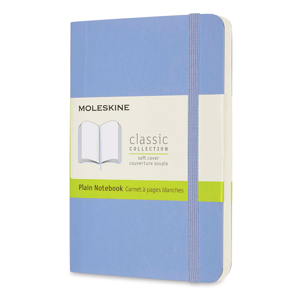 Moleskine Classic Soft Cover Notebook - Light Blue, Blank, 5-1/2