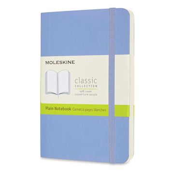 Open in modal - Moleskine Classic Soft Cover Notebook - Light Blue, Blank, 5-1/2" x 3-1/2"