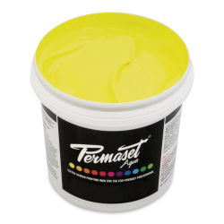 Permaset Aqua Fabric Ink - Glow Yellow, Liter