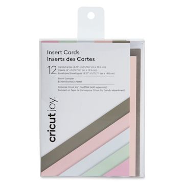 Open in modal - Cricut Joy Cards, Inserts, and Envelopes - Pastel, Package of 12 (In packaging)