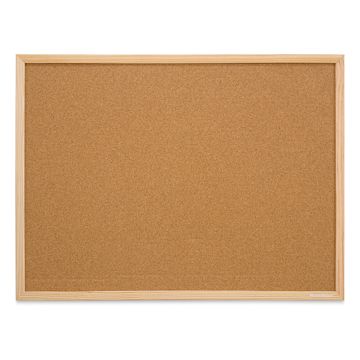 MasterVision Wood Frame Cork Bulletin Board - 18