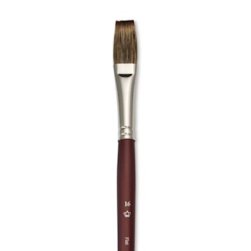 Open in modal - Royal & Langnickel SableTek Brush - Flat, Short Handle, Size 16