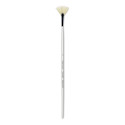 Robert Simmons Simply Simmons Chungking Hog Bristle Brush - Fan, Long Handle, Size 2