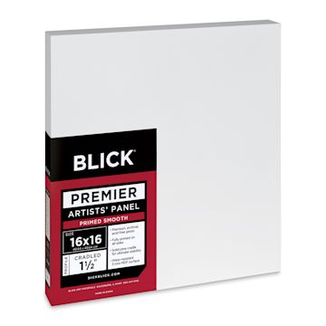 Open in modal - Blick Premier Artists' Panel - Gallery Cradle, 1-1/2", 16" x 16" side view