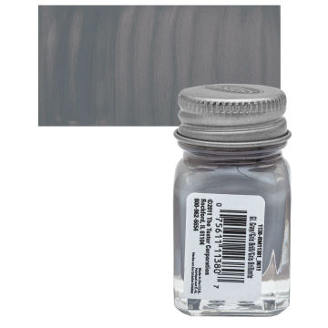 Testors Enamel Paint - Gray, 1/4 oz bottle