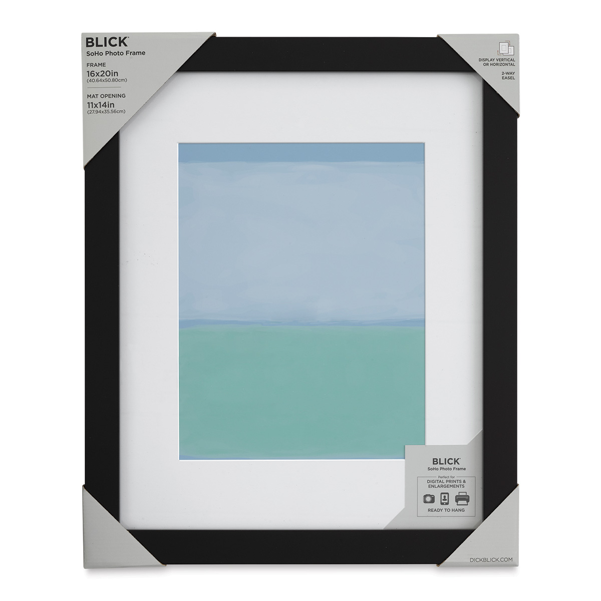 E.極　写真フレーム（黒）16×20インチ（スクーデリア） Blick Gallery Frame - Black, 16