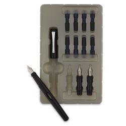 Speedball Calligraphy Fountain Pens - Components of basic Calligraphy Set