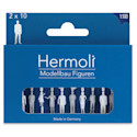 Schulcz Scale Model Figures - Hermoli Standing, Pkg of 20, 1:100, 1/8"