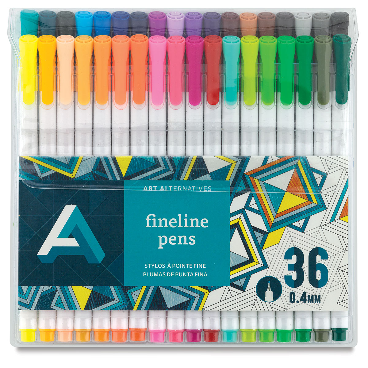 Art Alternatives Fineline Pen Set, 36 Colors - Artist & Craftsman Supply