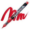 Karin Realbrush Pigment Marker - Red, 4 mm, Brush Tip