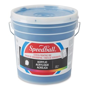 Open in modal - Speedball Permanent Acrylic Screen Printing Ink - Process Cyan, Gallon