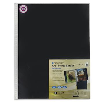 Open in modal - Itoya Superclear Refill Pages - 18" x 24", Pkg of 10, front of packaging