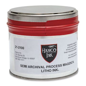 Open in modal - Hanco Litho Ink - 1 lb, Process Magenta - front