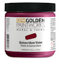 Golden Paintworks Mural and Theme Acrylic Paint - Quinacridone Violet, oz, Jar