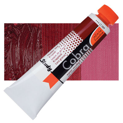 Royal Talens Cobra Study Water Mixable Oil Colors - Madder Lake, 40 ml tube