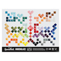 Speedball Ceramic Underglazes Color Chart Poster - White, 17-7/8" x 23-7/8", Landscape