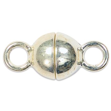 Open in modal - Beadalon Magnetic Clasps - Silver