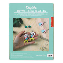 Kikkerland Crafters Polymer Clay Jewelry Kit (Front of package)
