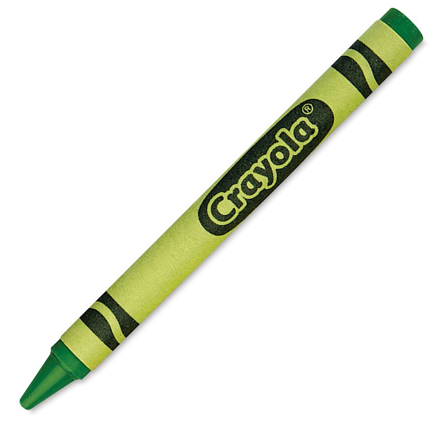 Crayola Crayons Green, Box of 12 BLICK Art Materials