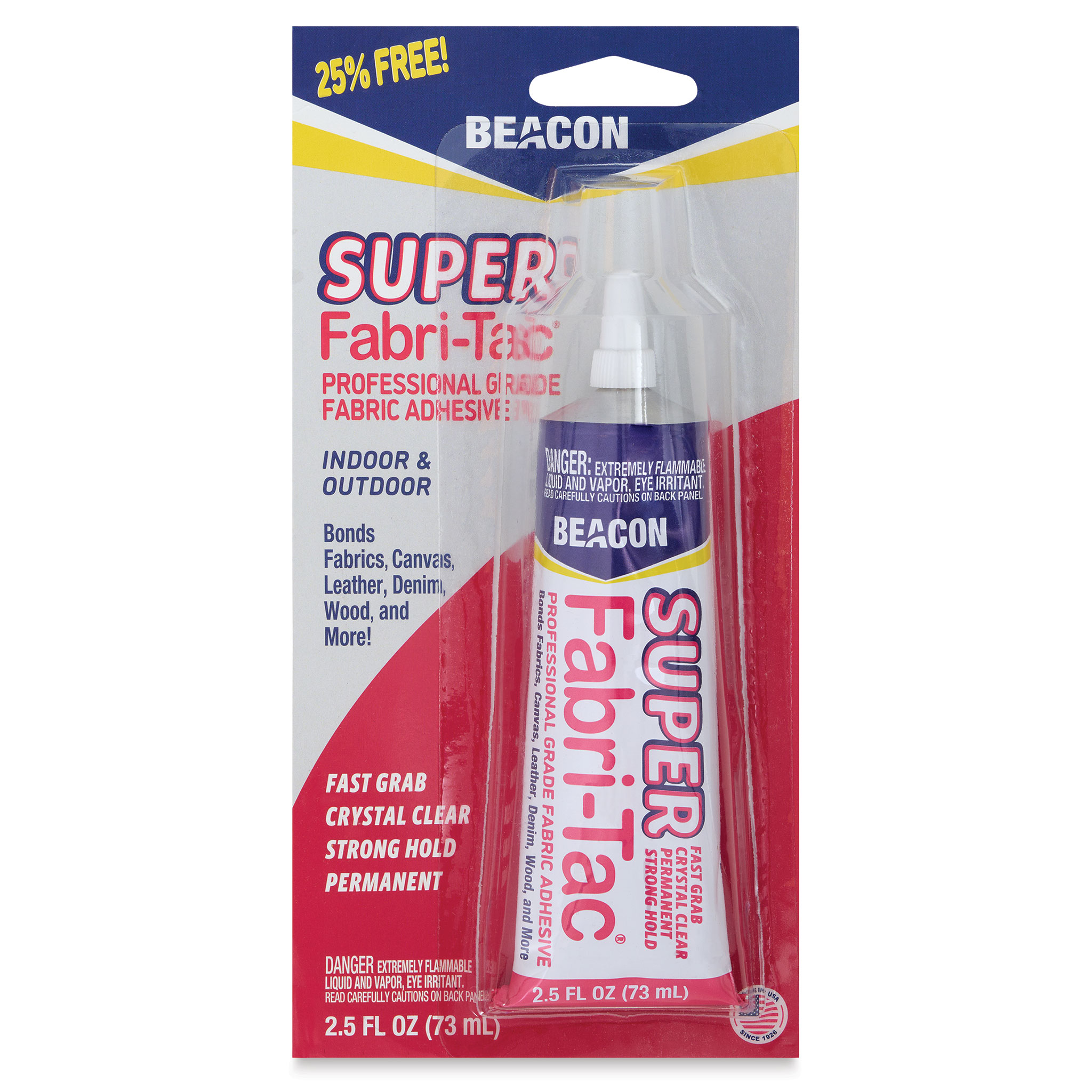 Beacon Fabri-Tac™ Premium Fabric Glue, 2oz.