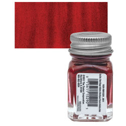 Testors Enamel Paint - Red Metal Flake, 1/4 oz bottle