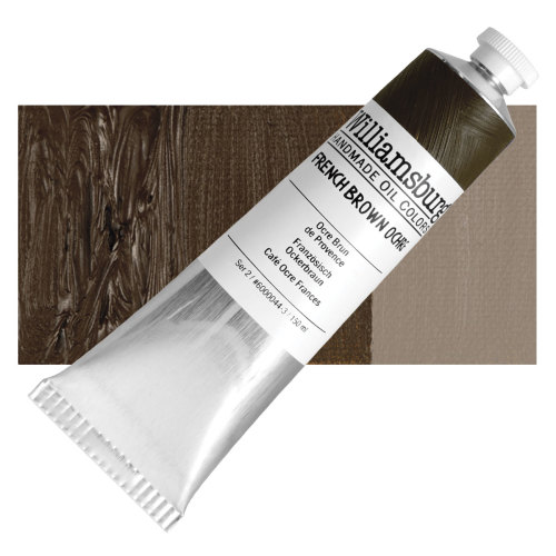 Williamsburg Handmade Oil Paint - French Brown Ochre, 150 ml tube