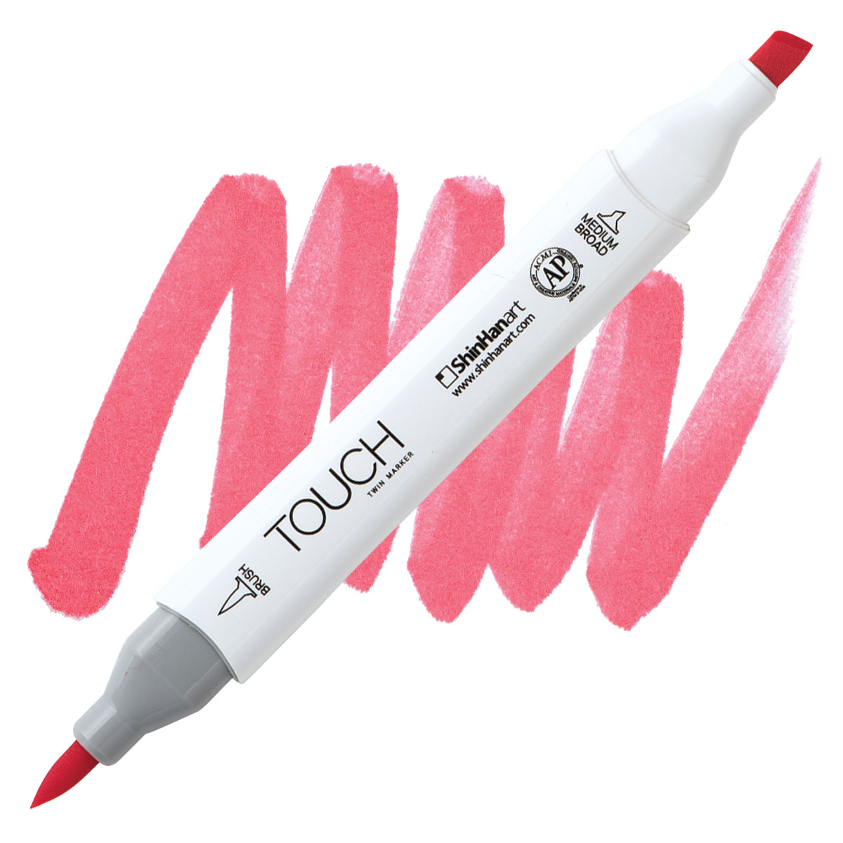 ShinHan Touch Twin Brush Marker Scarlet R13 BLICK Art Materials