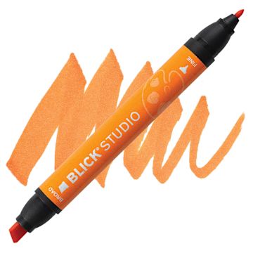 Open in modal - Blick Studio Marker - Orange marker and swatch