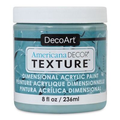 DecoArt American Decor Texture Paint - Moss Blue, 8 oz