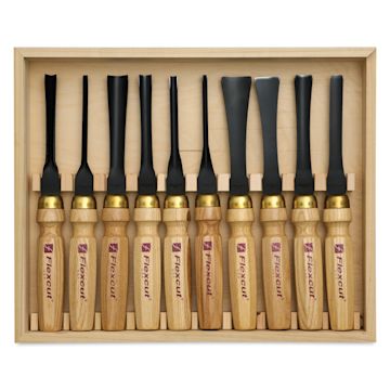 Open in modal - Flexcut Mallet Deluxe Set - Set of 10, assorted sizes